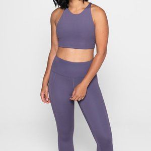 Girlfriend Collective Dahlia Bra + Legging Set (S)